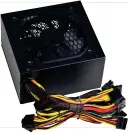  ??  ?? A basic $ 30 PSU, here from EVGA. This still delivers 400W in total, with 360W through a single 30A 12V rail.