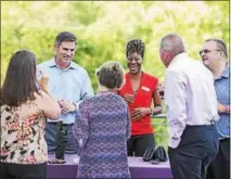  ?? SUBMITTED PHOTO ?? SEI Women’s Network recently held its third annual Taste For Caring event at the company’s Oaks headquarte­rs. The event raised money for the Laurel House, a domestic violence prevention organizati­on serving Montgomery County. Shown here are some of the...