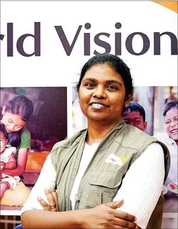  ?? WORLD VISION CAMBODIA ?? Grana Pu Selvi, nutrition specialist at World Vision Cambodia.