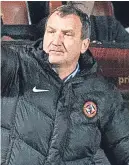  ??  ?? United boss Csaba Laszlo.