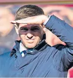  ??  ?? Rangers manager Steven Gerrard.