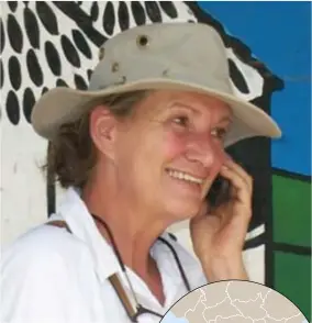  ?? FOTO RR ?? Sabine Goossens zal in Afrika begraven worden.