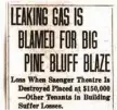  ?? ?? Headlines from the Nov. 12, 1922, Arkansas Democrat