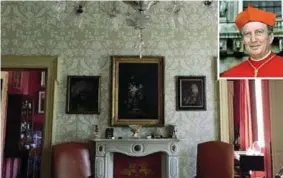  ?? ?? In centro
La casa del Cardinale Carlo Maria Martini è ricca di affreschi e quadri; c’è anche un grande archivio storico familiare