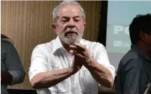  ?? HONORIO MOREIRA/FUTURA PRESS ?? Ex-presidente. Para defesa de Lula, intenção é desviar foco