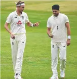  ?? ?? Stuart Broad and James Anderson.