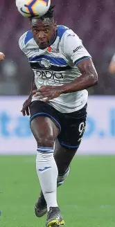  ?? (Lapresse) ?? Super Duván Zapata, autore dell’1-1, è arrivato a quota 21 reti, di cui 14 in trasferta. Solo Messi nei 5 tornei top ne ha fatte di più: 15