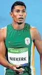  ??  ?? Wayde van Niekerk