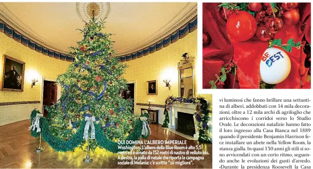Albero Di Natale Washington.Pressreader Gente 2018 12 08 70 Abeti Per Il Natale Di Melania Trump