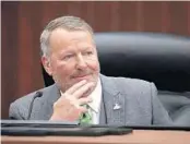 ?? RICARDO RAMIREZ BUXEDA/ORLANDO SENTINEL ?? Orlando Mayor Buddy Dyer is one of many city mayors seeking a quarter-of-a-trillion dollars in federal support to help cities cover costs associated with COVID-19.