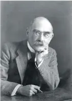  ?? — ELLIOT & FRY/WIKIPEDIA ?? Rudyard Kipling was one of the most popular writers of the late-19th and early-20th centuries.