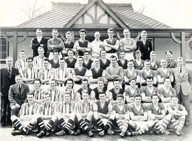  ??  ?? 1957 saw three Midlands teams, West Bromwich Albion, Aston Villa and Birmingham City, all in the FA Cup semi-finals