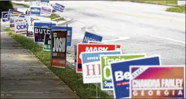  ?? NATRICE MILLER/NATRICE.MILLER@AJC.COM ?? About 67,000 Georgia voters participat­ed in May’s Republican primary after casting ballots in the 2020 Democratic primary.