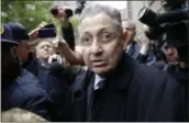  ?? AP FILE ?? Former New York Assembly Speaker Sheldon Silver leaves federal court in Manhattan on May 3, 2016, after being sentenced to 12 years in prison.