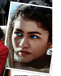  ?? ?? STAR TURN: Josh Brolin and Oscar Isaac in Dune, with Zendaya, above, as Chani. Left: Frances McDormand in The French Dispatch