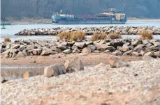  ?? FOTO: DPA ?? Trockenhei­t ist schon lange keine Sache mehr, die sich auf den Sommer beschränkt: Dieses Bild der Donau nahe der niederbaye­rischen Stadt Deggendorf entstand vor einigen Jahren Anfang Dezember.