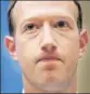  ??  ?? Mark Zuckerberg, Facebook CEO. AFP FILE