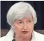  ??  ?? Fed Chair Janet Yellen