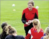  ?? TY GREENLEES / STAFF ?? Mike Tucker, 67, currently has a 304-116-30 record as the Dayton women’s soccer coach, which ranks fourth best in victories among all coaches at the school.