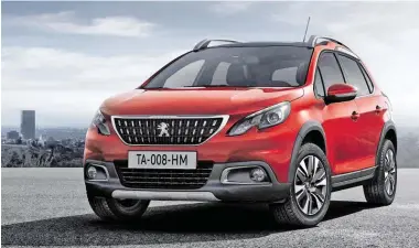  ?? BILD: SN/PEUGEOT ?? Der Peugeot 2008 ist durch das Facelift in seinem Auftritt kräftiger geworden.