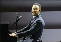  ?? BENNETT RAGLIN / GETTY IMAGES ?? John Legend will bring his first-ever holiday concert to the Fox Theatre on Nov. 20.