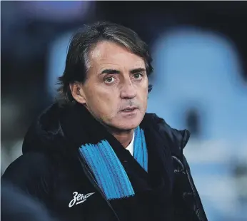  ??  ?? Roberto Mancini will take charge of his 116th European match as a manager. Despite stops in Manchester City and Inter Milan, none of those have been in a final Getty
