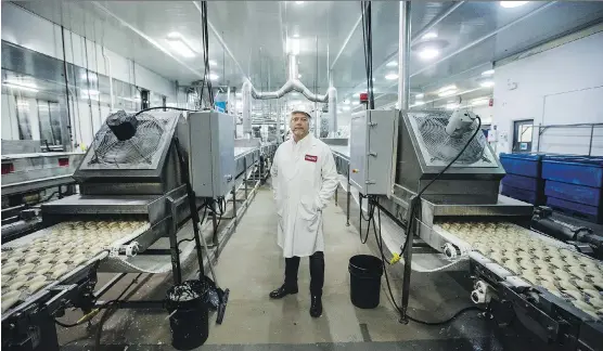  ?? JASON FRANSON ?? Joe Makowecki, CEO of Edmonton-based perogy maker Heritage Foods, hopes Canada will scrap its tight control over the dairy market amid the global shift to free trade.