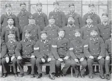  ??  ?? Members of the River Wear Watch circa 1876-77.