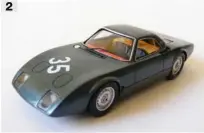  ??  ?? 2 1965 test car from front threequart­ers. 2