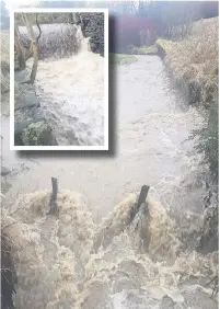  ?? Angela Neild ?? Flooding caused by Storm Ciara at Tinker Brook, Oswaldtwis­tle