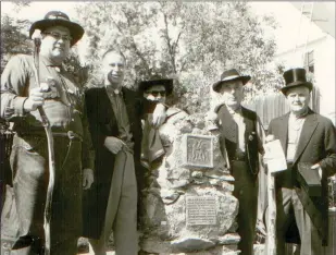  ?? Courtesy photo
/Tuolumne County Historical Society ?? An undated photo of five Clampers, two identified as Archie Stevenot and Albert Shumate.