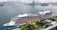  ?? Photo: Martin Chan ?? Spectrum of the Seas at Kai Tak Cruise Terminal.