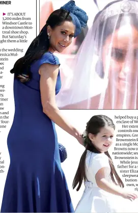  ??  ?? Jessica Mulroney with her daughter, bridesmaid, Ivy