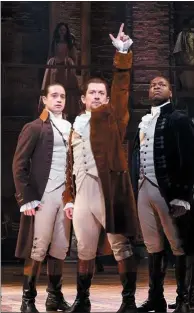  ??  ?? Lin-Manuel Miranda’s blockbuste­r musical “Hamilton” is returning to San Francisco for what is essentiall­y an open-ended run beginning Tuesday.