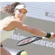  ?? FOTO: DPA ?? Andrea Petkovic bleibt in Berlin im Rennen.