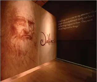  ?? ?? “Da Vinci: The Exhibition” runs through Jan. 8 at the Reading Public Museum.