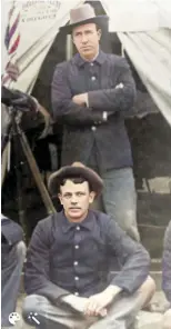  ??  ?? Young Bert during the Spanish American War.