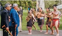  ?? ?? Elected members and supporters are called onto Te Whare Rūnanga.