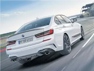  ??  ?? The 3 Series is larger in size yet lighter in weight than before.