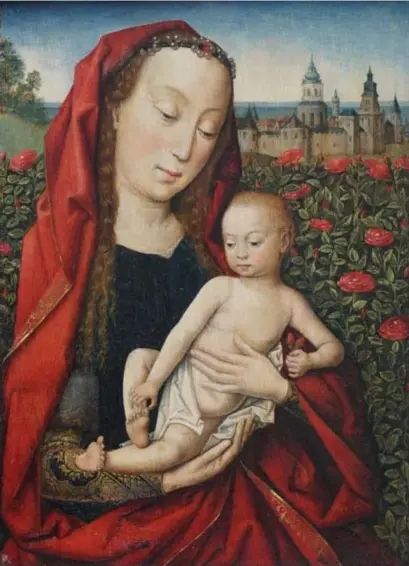  ?? © Wikimedia ?? De Madonna van de Meester van de Lucialegen­de.