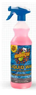  ??  ?? 5 Mudbuster Liquid Wax 1 litre £9.99 www.mud-buster.com
Unusual in that you wash your bike, then just spray this product on and leave it. Wiping off with a microfibre cloth improves finish, with a good sheen but didn’t last as long as others in...