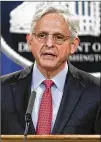  ?? J. SCOTT APPLEWHITE/AP ?? Attorney General Merrick Garland decided to file a lawsuit after a divided Supreme Court refused to stop enforcemen­t of the Texas law, which took effect on Sept. 1.