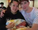  ??  ?? Ada Guan and Wesley Branch with baby Chloe are shown in a Facebook picture.