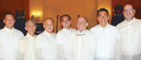  ??  ?? Casino Español board of directors Eduard Loop, Rene Kintanar, Ed Gonzalez, Paco Jarque, Gabby Leyson, Buddy Veloso, Anton Perdices.