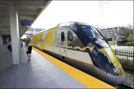  ?? VALLEY PRESS FILES ?? The Brightline West rail project is among the infrastruc­ture projects gaining the support of state Sen. Scott Wilk, R-Santa
Clarita, whose district includes the Antelope Valley. A local groundwate­r recharge project also will benefit from his vote.