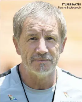  ?? Picture: Backpagepi­x ?? STUART BAXTER