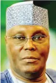  ??  ?? Atiku