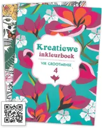  ??  ?? GET SET, READY, COLOUR… DIY creativity gets a push with Kreatiewe
inkleurboe­k vir Grootmense. No 4 in the series is R129.00 at loot.co.za