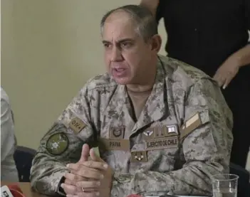  ?? ?? ► General (R) Guillermo Paiva, exdirector de Inteligenc­ia del Ejército de Chile.