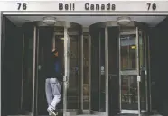  ?? BRENT LEWIN / BLOOMBERG FILES ?? The Ontario Superior Court of Justice was recently asked to consider how Bell Canada calculates its yearly cost of
living increase for pensioners.